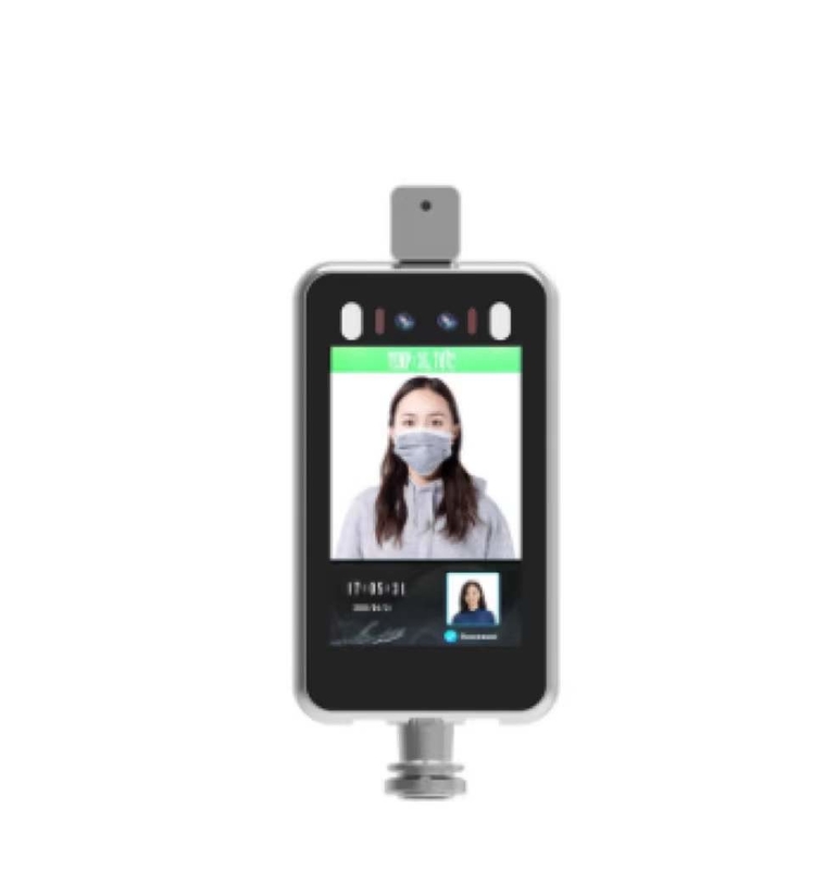 Управление пропуска биометрической системы распознавания лиц температуры 2MP вертикальное