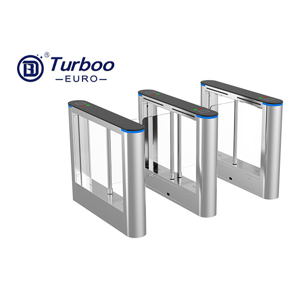 Евро Turboo стеклянной черноты ворот турникета входа турникета ворот скорости искусственное мраморное